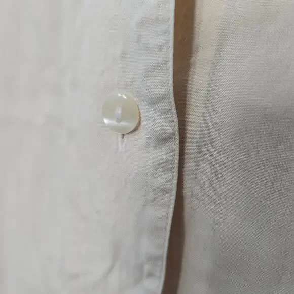 Jaclyn Smith Classics Vintage Pale Yellow 100% Silk Blouse size Medium Classic - Picture 6 of 7